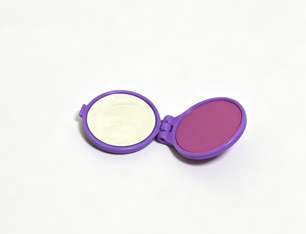 Purple Compact Mirror With Blush FOR 18'' DOLL