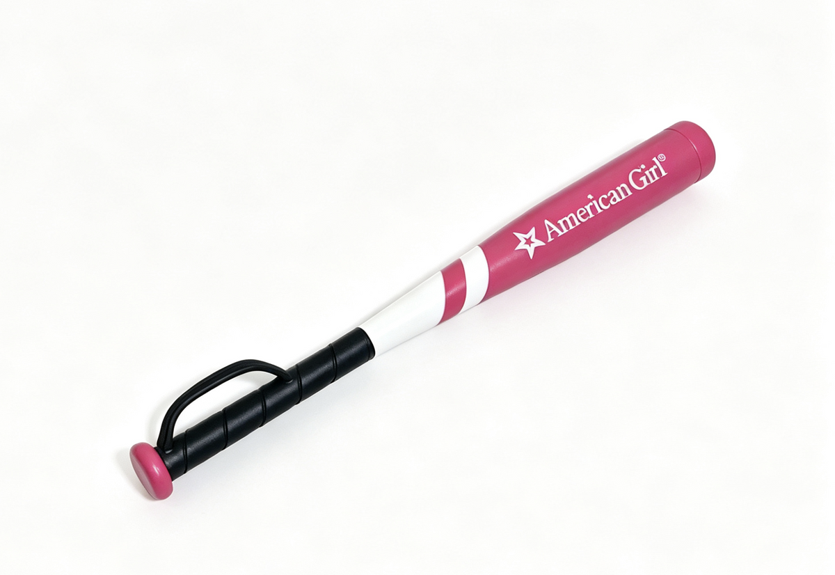 Baseball Softball Bat for 18'' doll Star Uniform set