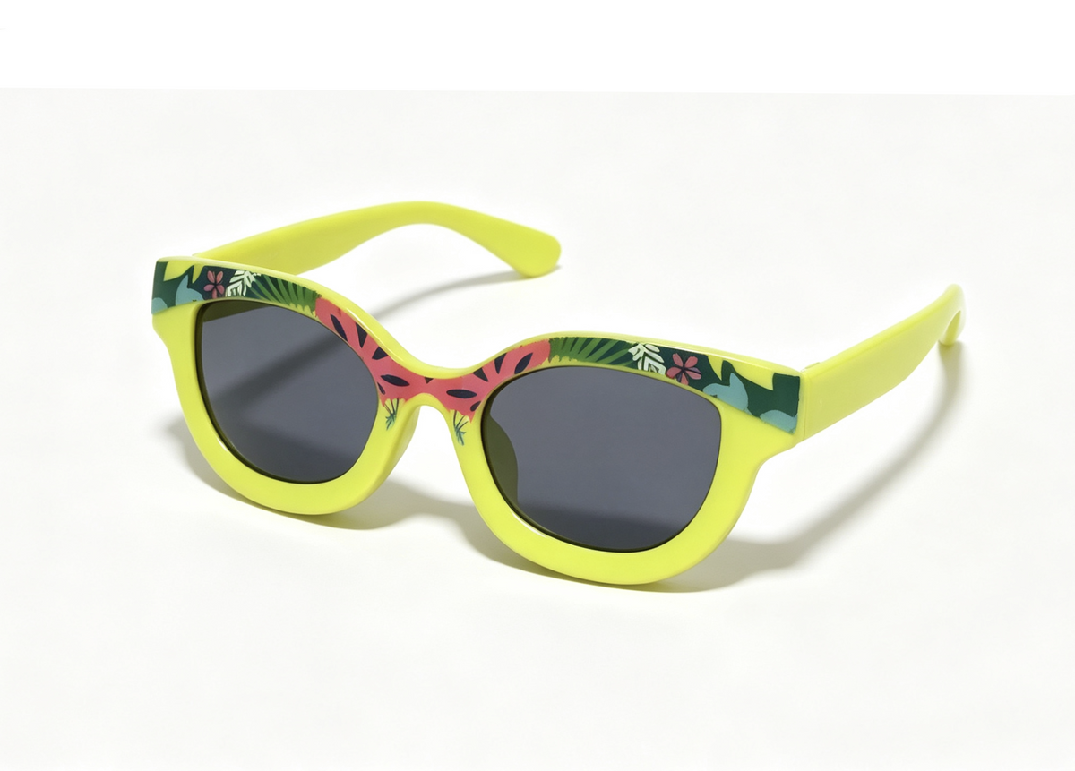 Yellow Tropical Print Sunglasses FOR 18'' DOLL