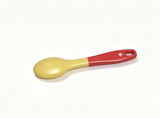 Yellow spoon bowl and red handle FOR 18'' DOLL