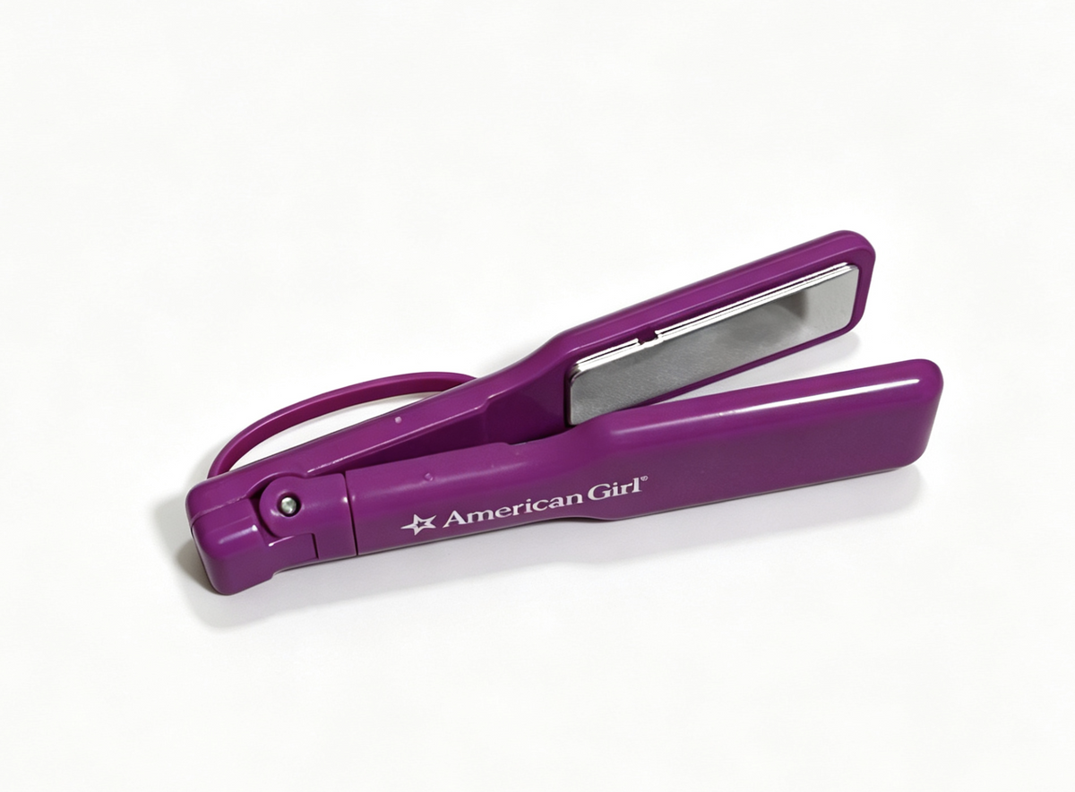 FLAT IRON for 18'' doll Color Changing Highlights Styling Set