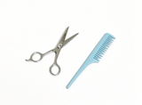 Salon Scissors & Comb FOR 18'' Doll Color Change Highlight Styling Set
