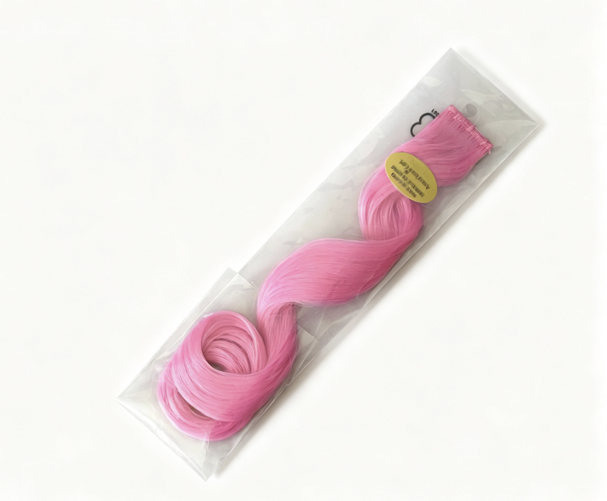 Wavy Hair Extension FOR 18'' DOLL Color Change Highlight Styling Set
