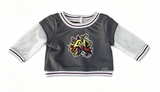 A gray sweatshirt For 18'' Doll TM