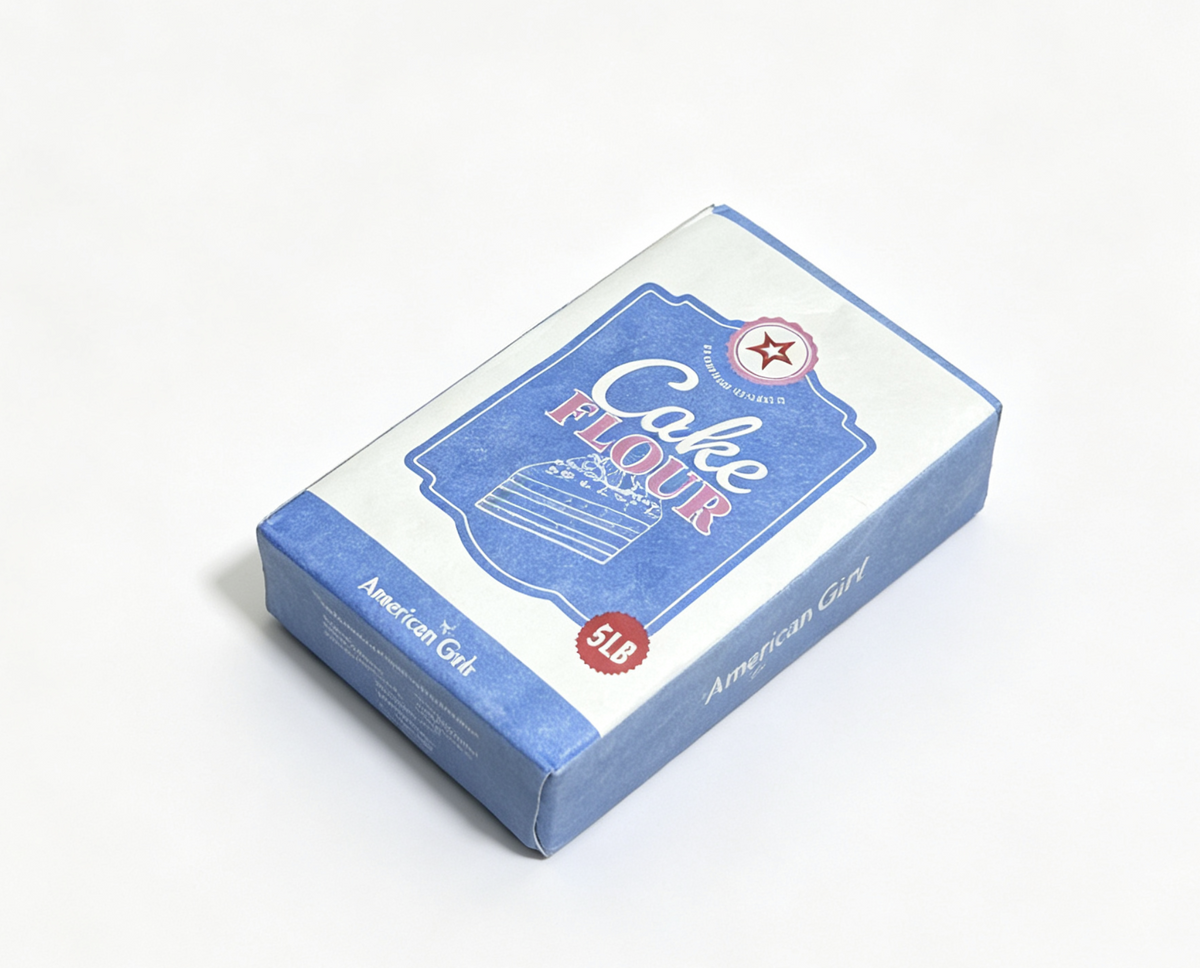Cake Flour with Box FOR 18'' DOLL Cooking Baking Accessory