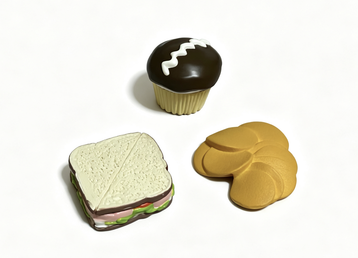 Sandwich & Cupcake & Chips for 18'' doll Julie School Lunch Box