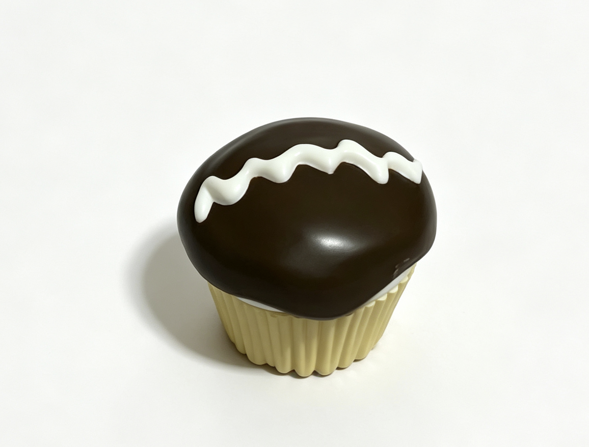Vanilla Cupcake With Chocolate White Icing FOR 18'' DOLL Julie School Lunch Box