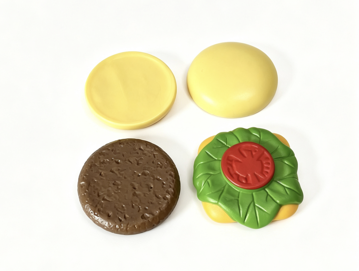 Stackable‑Piece Hamburger FOR 18'' DOLL Maryellen Diner Accessories