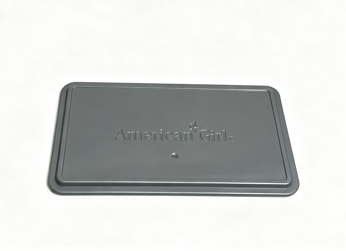 Gray Rectangular Serving Tray FOR 18'' DOLL