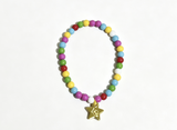 Colorful Beaded Necklace With Star Charm FOR 18'' DOLL