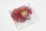 Fuchsia Glitter Tulle Bow Hair Clip FOR 18'' DOLL