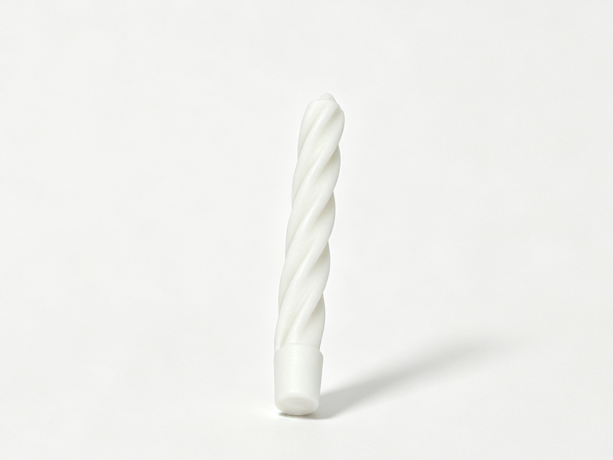 Twisted White Candle For 18'' Doll Rebecca Beforever Teatime Traditions