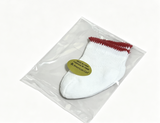 White Ankle Socks Rimmed In Red FOR 18'' DOLL Molly Birthday Outfit