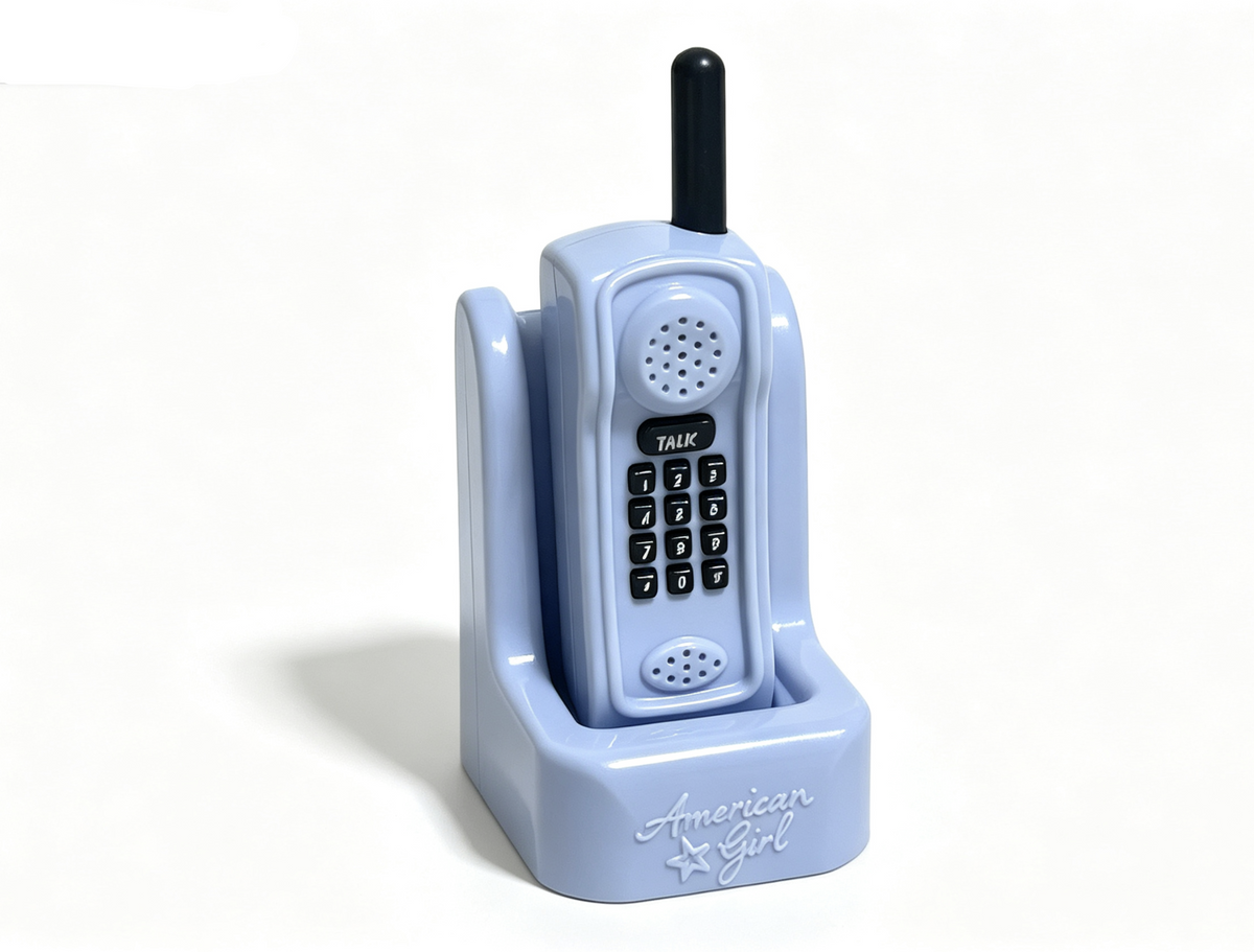 Cordless Phone & Base Station FOR 18'' DOLL Isabel Nicki Computer Desk