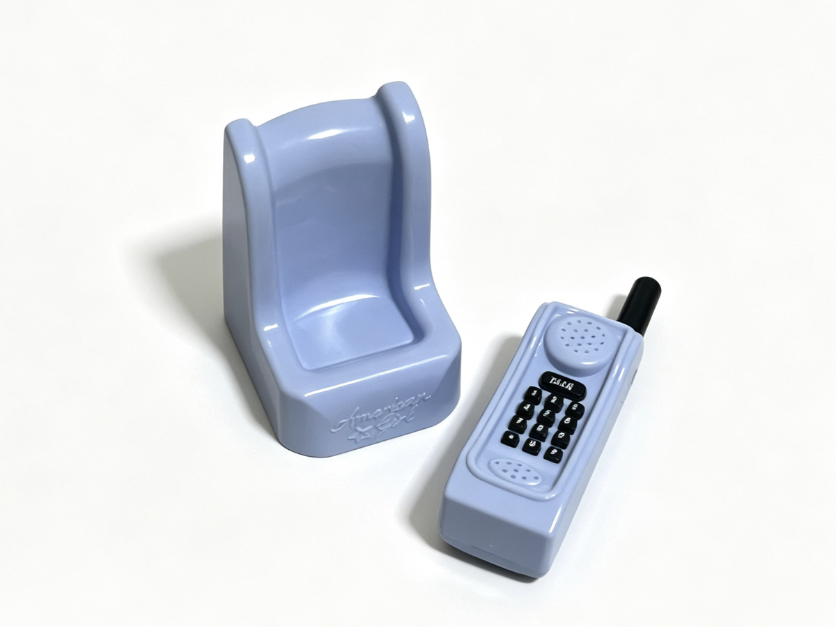 Cordless Phone & Base Station FOR 18'' DOLL Isabel Nicki Computer Desk