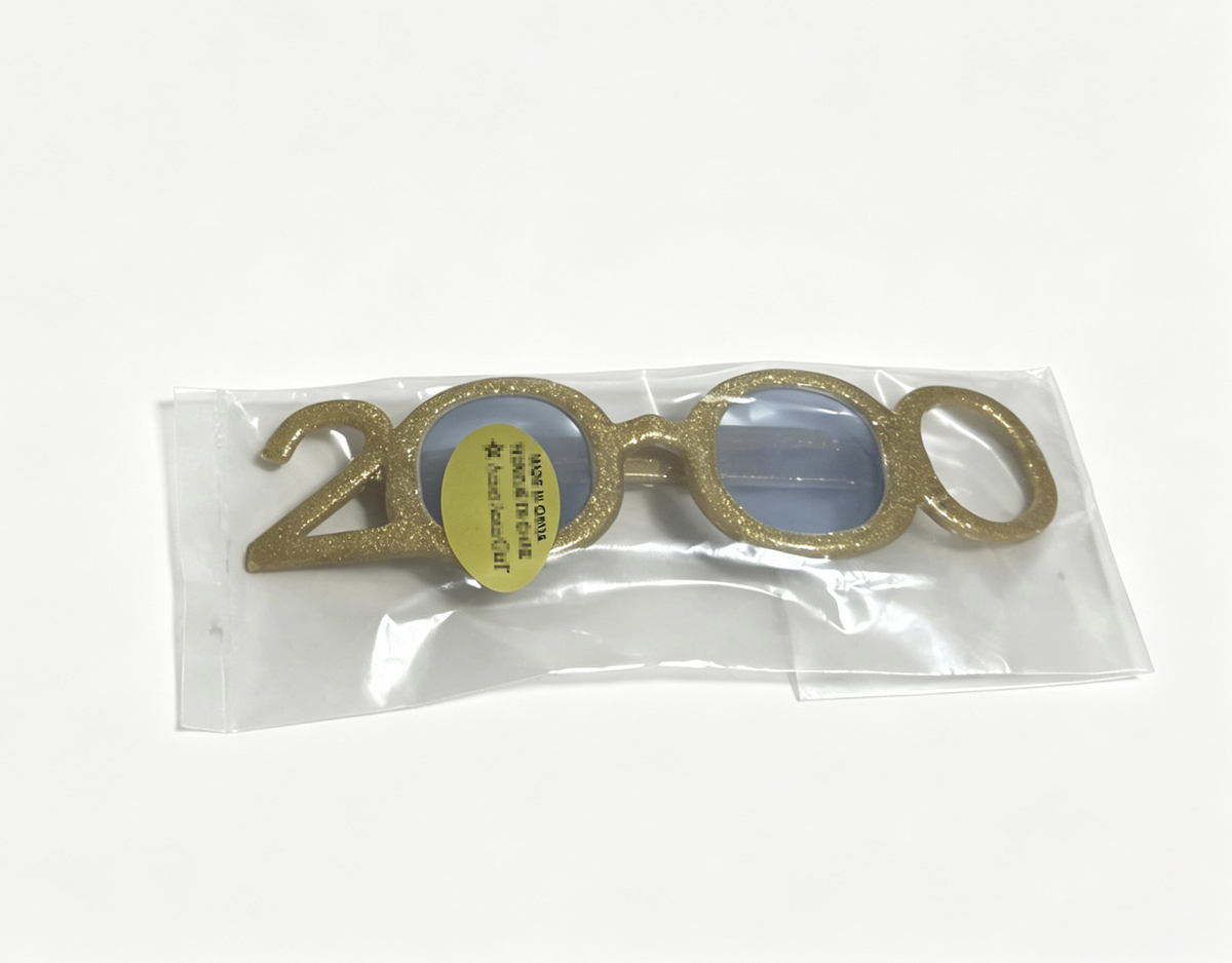 Glittery Gold Party Glasses FOR 18'' DOLL Isabel & Nicki New Year's Party Accessories
