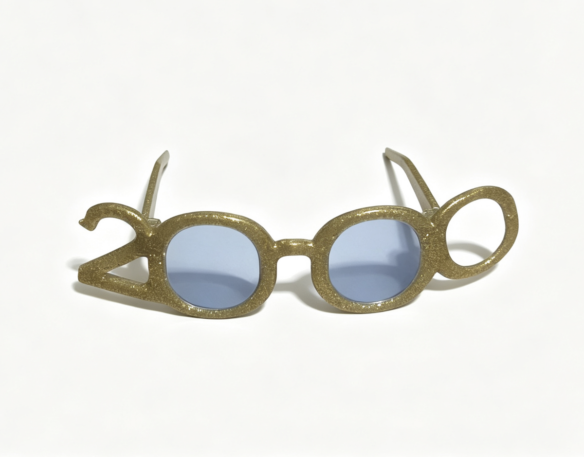 Glittery Gold Party Glasses FOR 18'' DOLL Isabel & Nicki New Year's Party Accessories