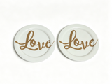2Pcs Love Theme Plate FOR 18'' DOLL Blaire Celebration Wedding