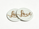 2Pcs Love Theme Plate FOR 18'' DOLL Blaire Celebration Wedding