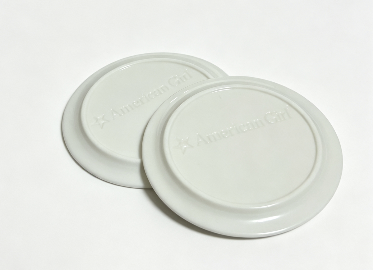 2Pcs Love Theme Plate FOR 18'' DOLL Blaire Celebration Wedding