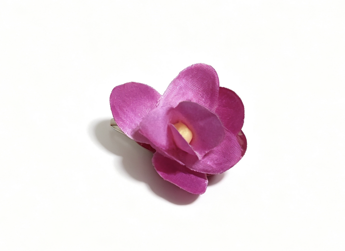 Faux-Orchid Hair Clip FOR 18'' DOLL Nanea's Holoku Dress Set