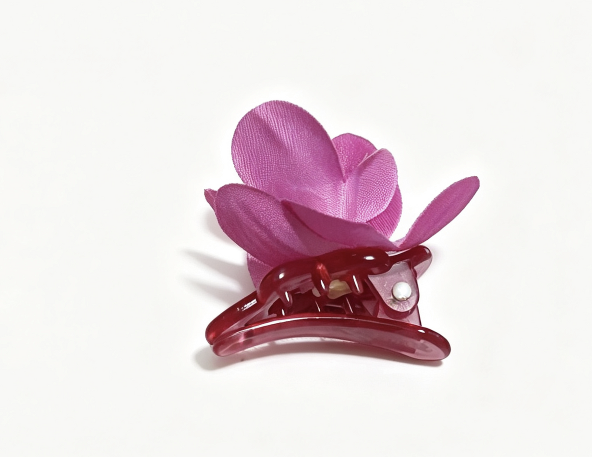 Faux-Orchid Hair Clip FOR 18'' DOLL Nanea's Holoku Dress Set