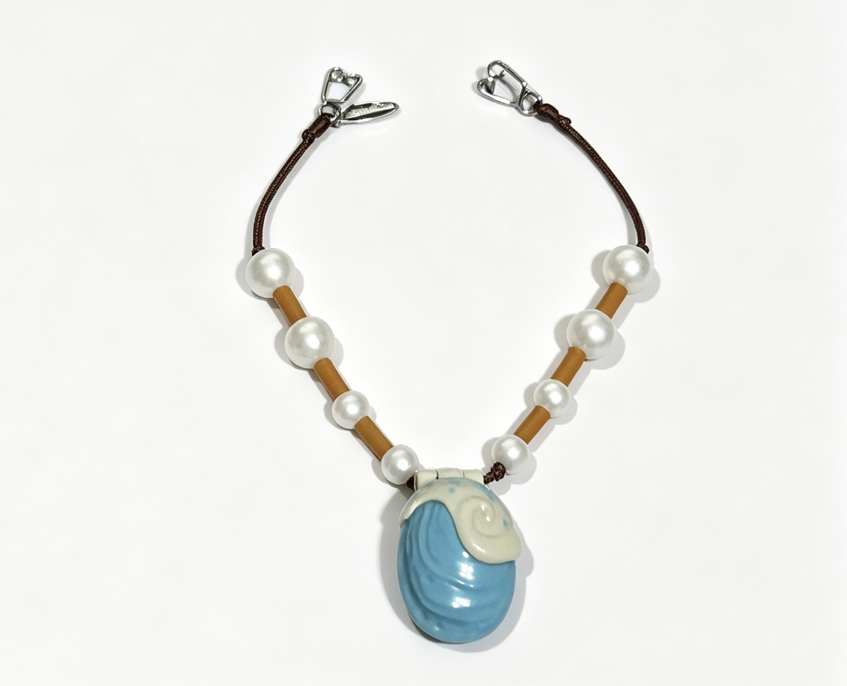 Pendant Necklace With Sea Star Inside FOR 18'' DOLL