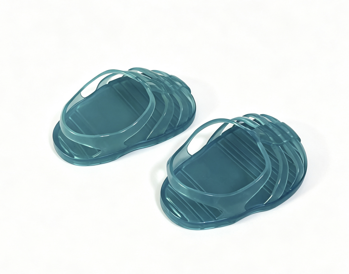 Blue Jelly Sandals FOR 18'' DOLL Birthday Outfit Shoes