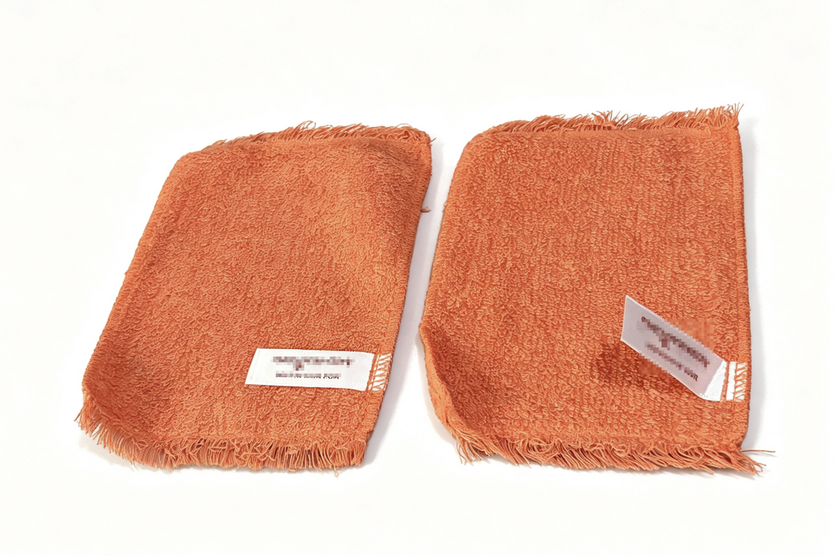 2Pcs Orange Fringe Terry Face Towel for 18'' Doll Julie Groovy Bathroom