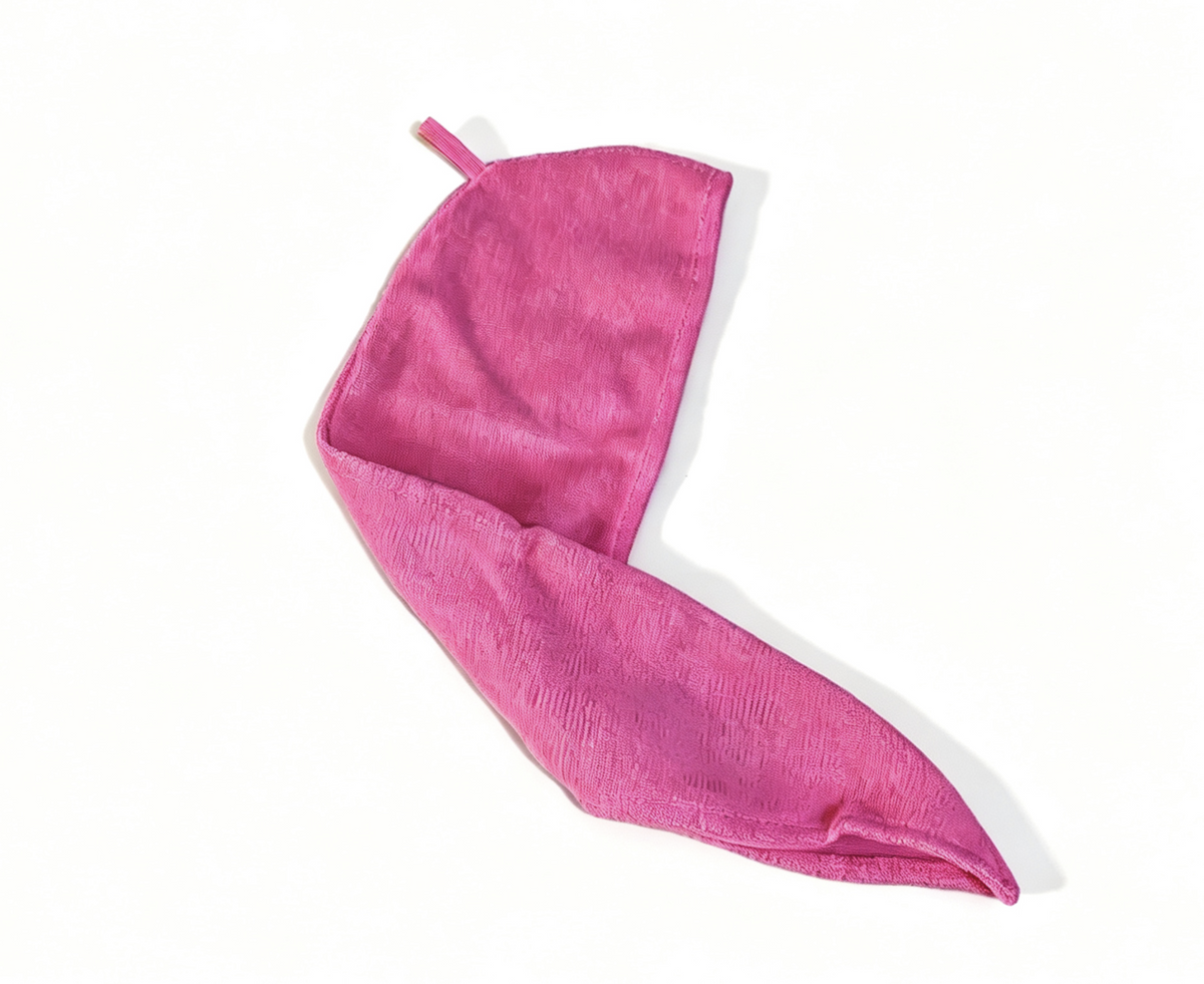 Pink Terry Cloth Head Wrap for 18'' Doll Julie Groovy Bathroom