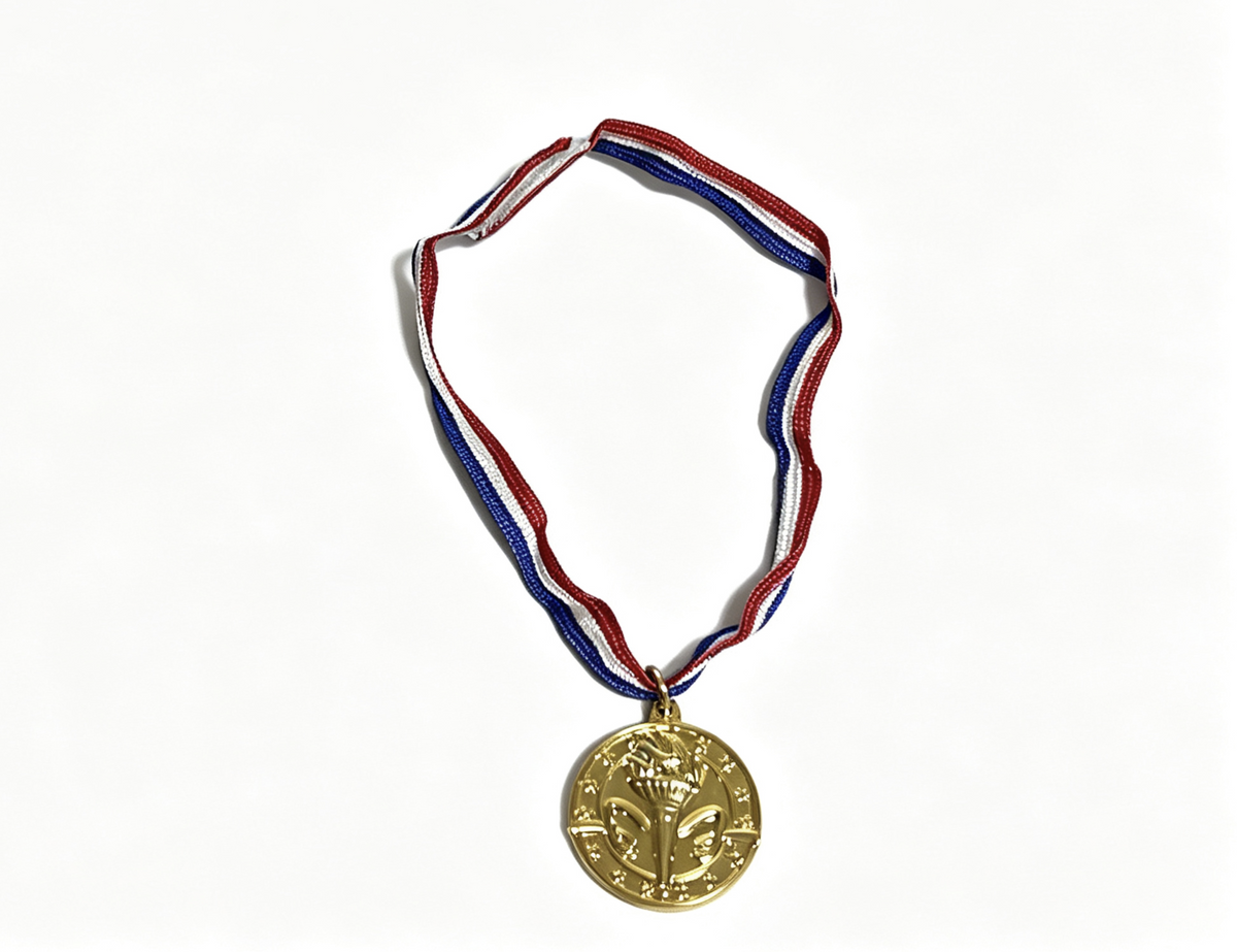 Pretend Gold Medal Award for 18" Doll Team USA Medal Ceremony Set