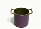 Purple Soup Pot With Gold Handles FOR 18'' DOLL Kitchen Cooking