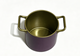Purple Soup Pot With Gold Handles FOR 18'' DOLL Kitchen Cooking