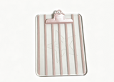 Pink Striped Clipboard for 18'' Doll Blaire Wilson Meet Accessory