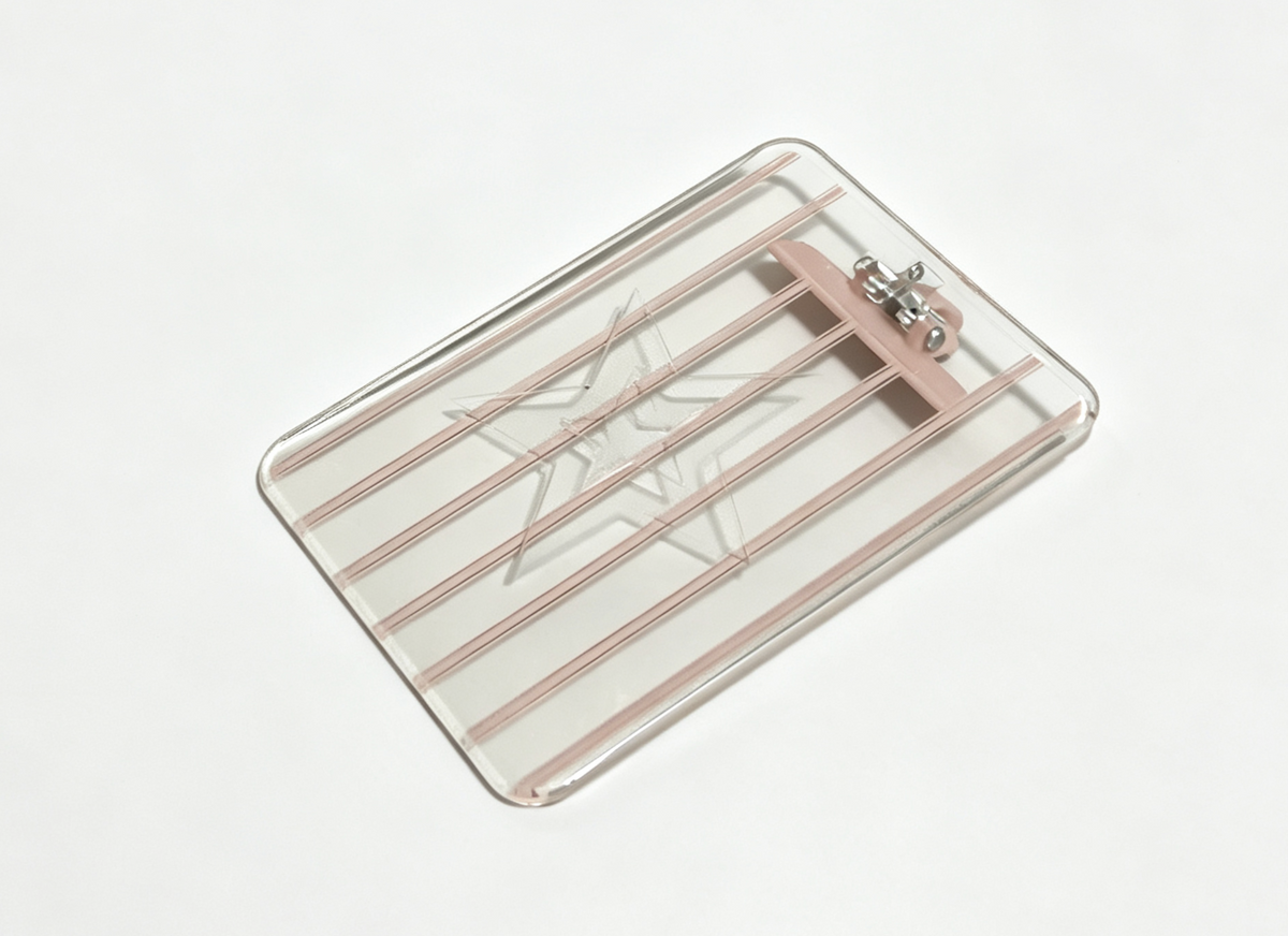 Pink Striped Clipboard for 18'' Doll Blaire Wilson Meet Accessory