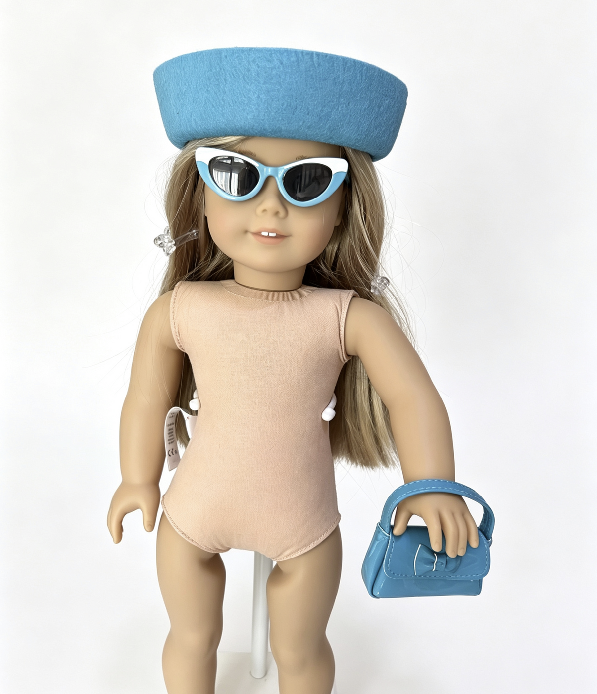 Felt Hat & Glasses & Purse Set 3 Accessories For 18'' Doll Melody Meet Outfit