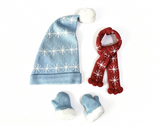 Scarf Hat and Mittens for 18'' Doll Maryellen Ice Skating Accessories
