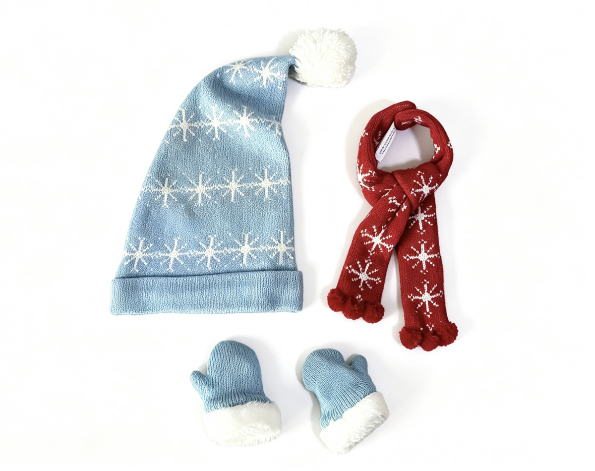 Scarf Hat and Mittens for 18'' Doll Maryellen Ice Skating Accessories
