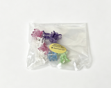 8pcs Multicolor Heart Mini Hair Claw Clips FOR 18'' DOLL