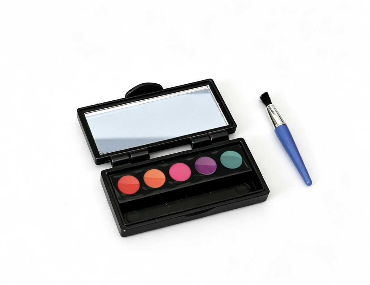 Dreamer Pretend Makeup Palette With Mirror And Brush FOR 18'' DOLL