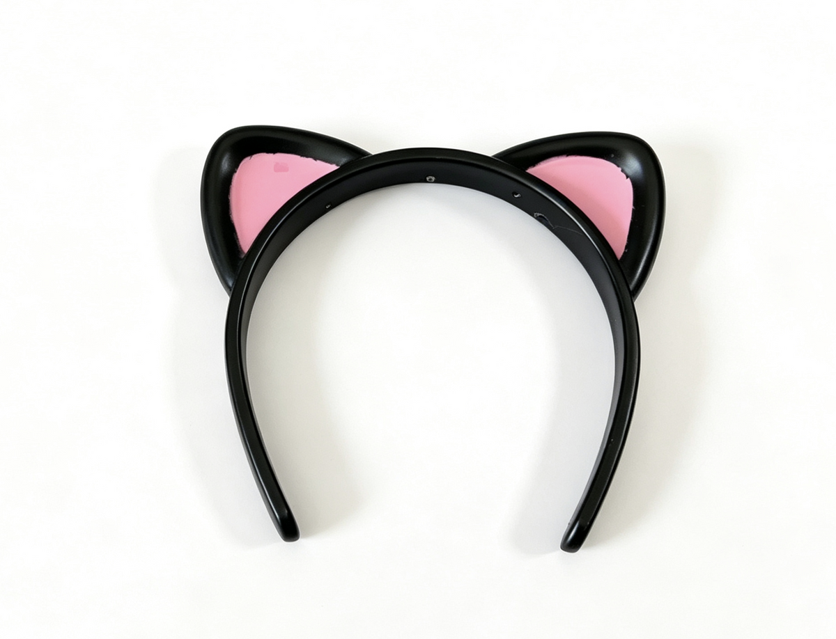 Black Cat Ear Headband FOR 18'' DOLL