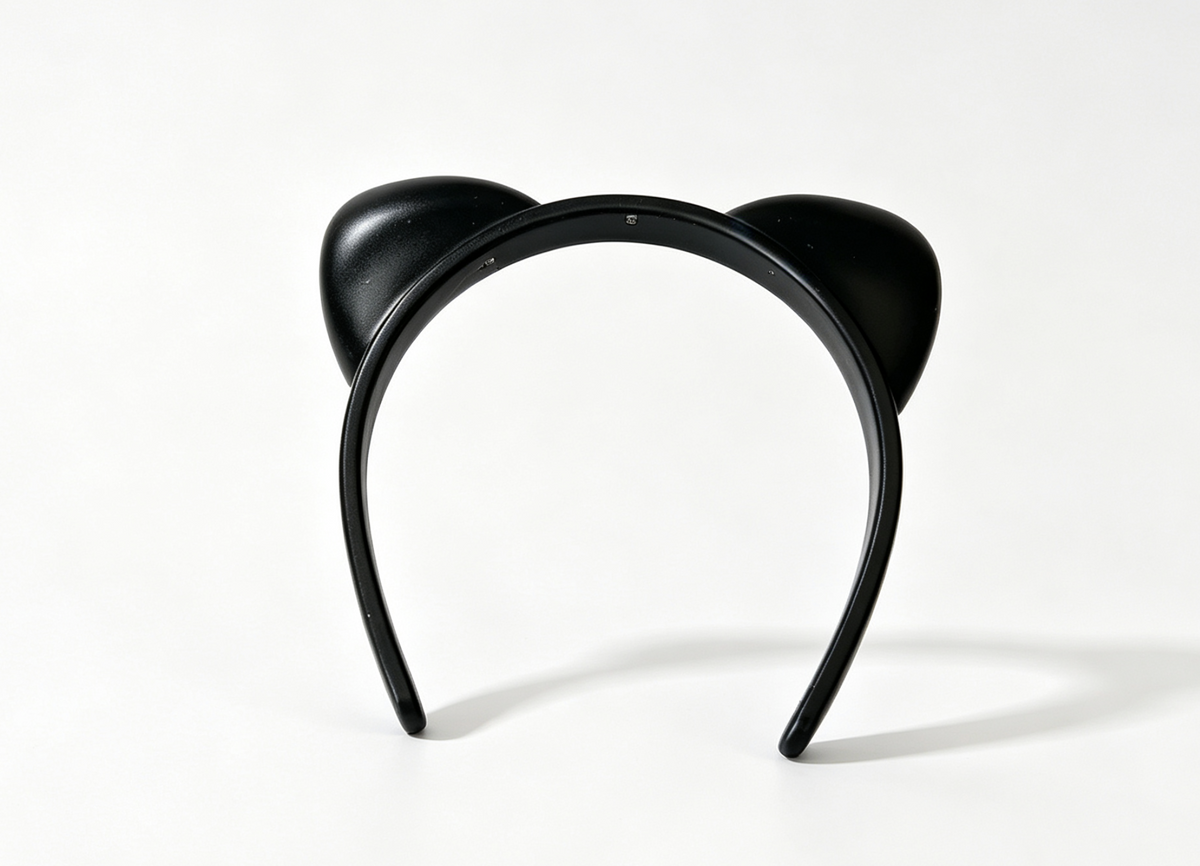 Black Cat Ear Headband FOR 18'' DOLL