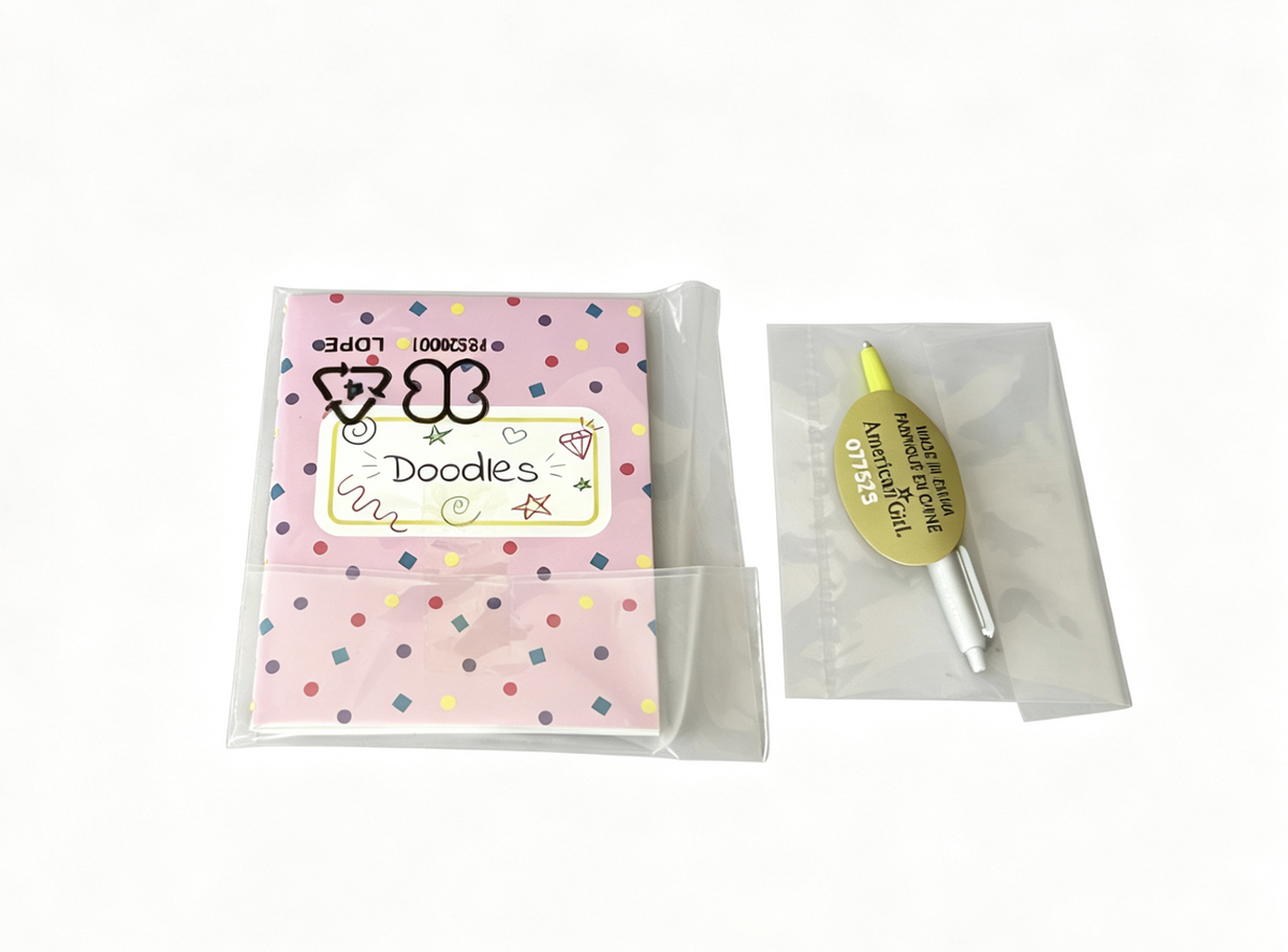 Doodle Notebook And Pen Set FOR 18'' DOLL