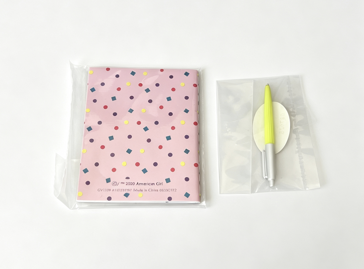 Doodle Notebook And Pen Set FOR 18'' DOLL