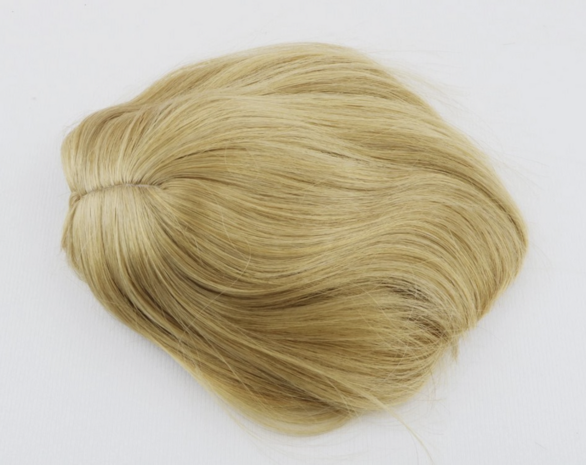 Light Blonde Bangs Shoulder Bob Wig For 18'' Fashion Girl Doll | Synthetic Doll Replacement Hair Accessory