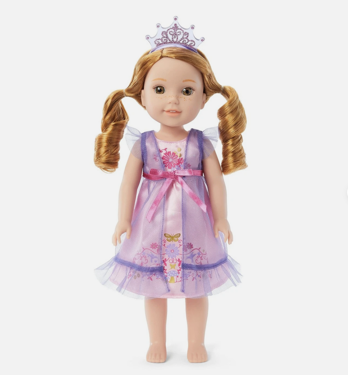 Royal Ruffles Nightie & Robe & Crown Outfit FOR 14.5'' DOLL