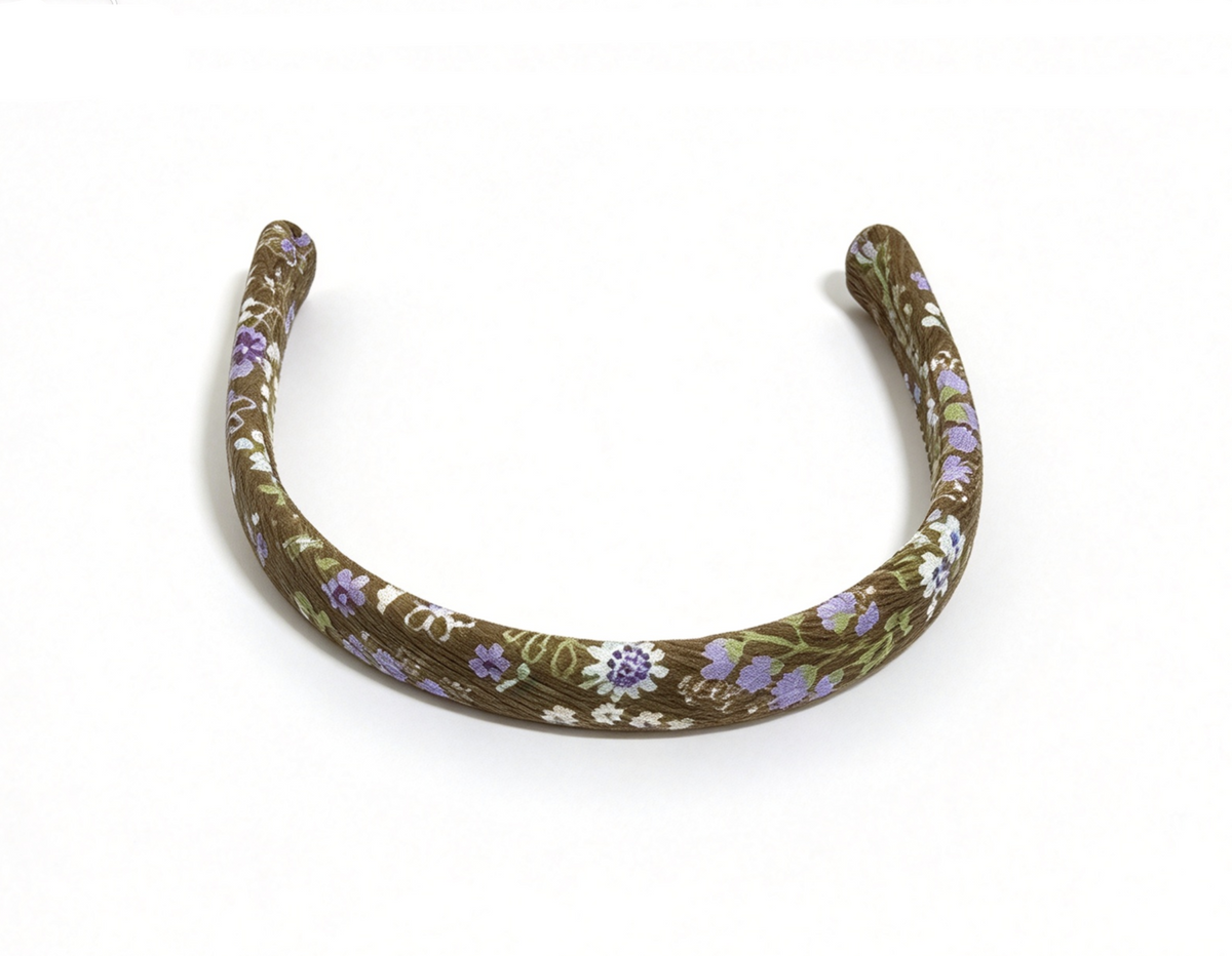 Floral Fabric Headband For 18'' Doll