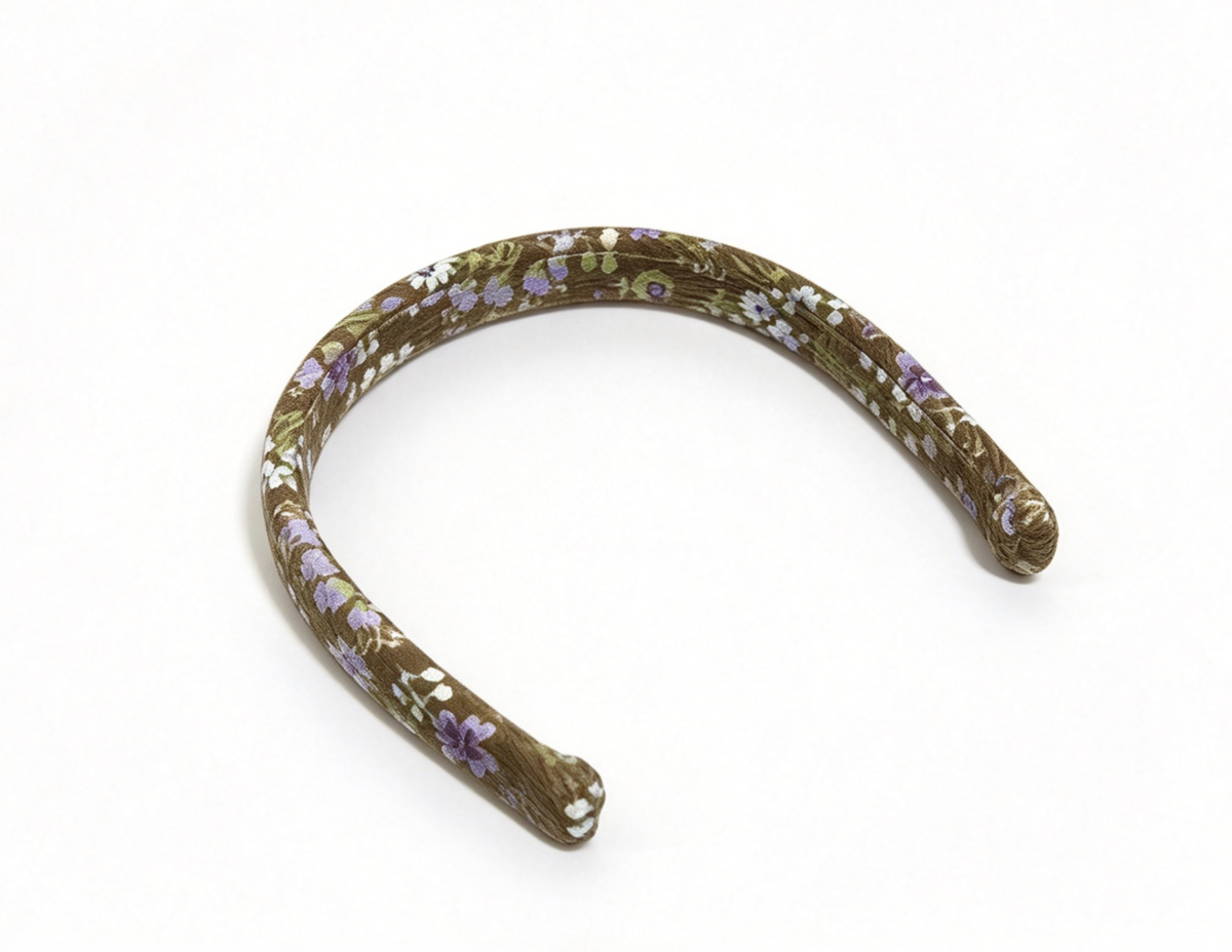 Floral Fabric Headband For 18'' Doll