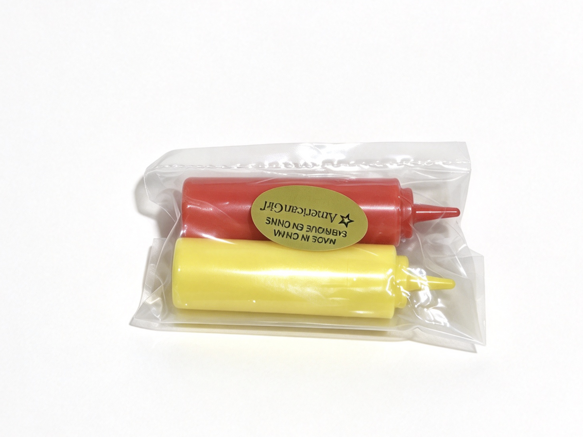 Ketchup & Mustard Bottles For 18'' Doll Maryellen Seaside Diner
