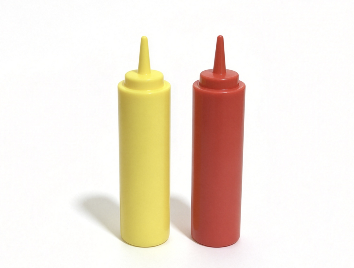 Ketchup & Mustard Bottles For 18'' Doll Maryellen Seaside Diner